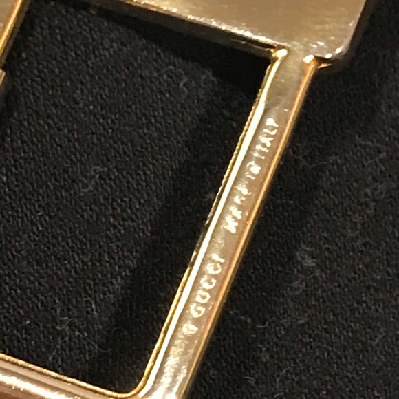 Vintage Gucci Pair Keychain Key Ring Charm Gold Chrome with a Gucci BOX!!! - Picture 9 of 15